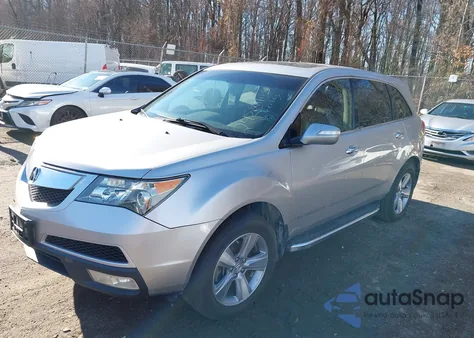 2012 Acura Mdx Technology Package z USA, uszkodzony, nr VIN 2HNYD2H36CH523986